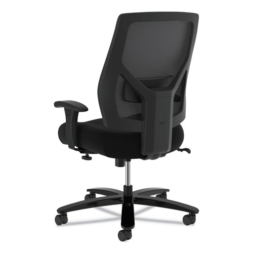 Hon Crio Big and Tall Mid-Back Task Chair, Supports up to 450 lbs., Black Seat/Black Back, Black Base