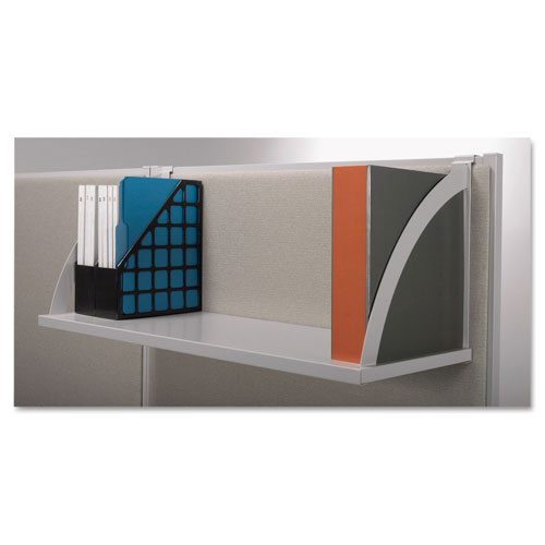 Hon Versé Panel System Hanging Shelf, 60w x 12.75d, Gray