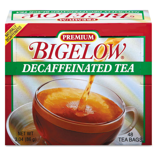 Bigelow Tea Company Single Flavor Tea, Decaffeinated Black, 48 Bags/Box