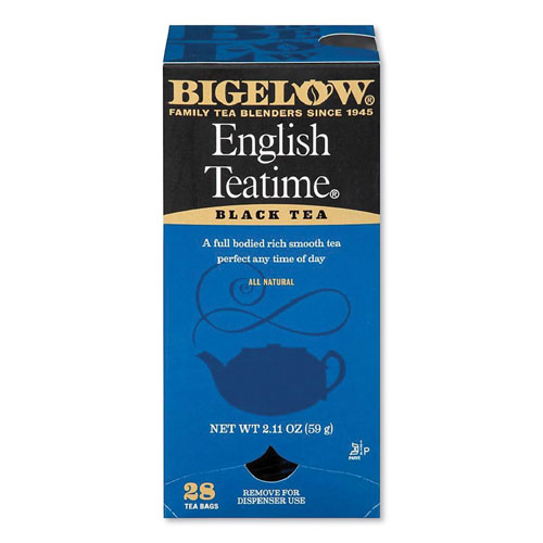 Bigelow Tea Company English Teatime Black Tea, 0.08 oz Tea Bag, 28/Box