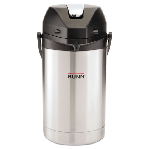 Bunn-O-Matic Corporation AIRPOT25 2.5 Liter Lever Action Airpot, Stainless Steel