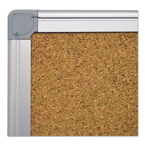 MasterVision™ Earth Cork Board, 18x24, Aluminum Frame