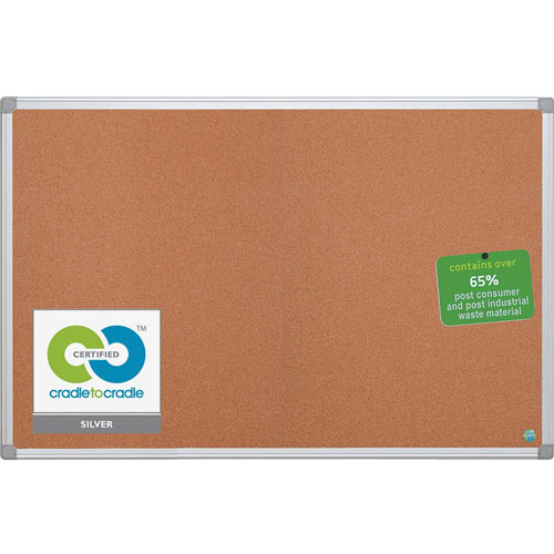 MasterVision™ Earth Cork Board, 48 x 72, Aluminum Frame