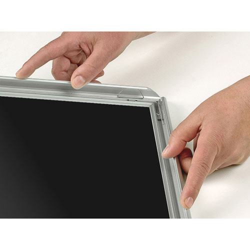 MasterVision™ Wet Erase Board, 27x34, Black, Aluminum Frame