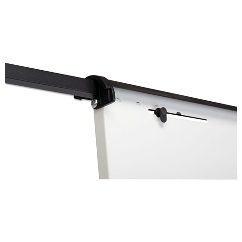 MasterVision™ 360 Multi-Use Mobile Magnetic Dry Erase Easel, 27 x 41, Black Frame