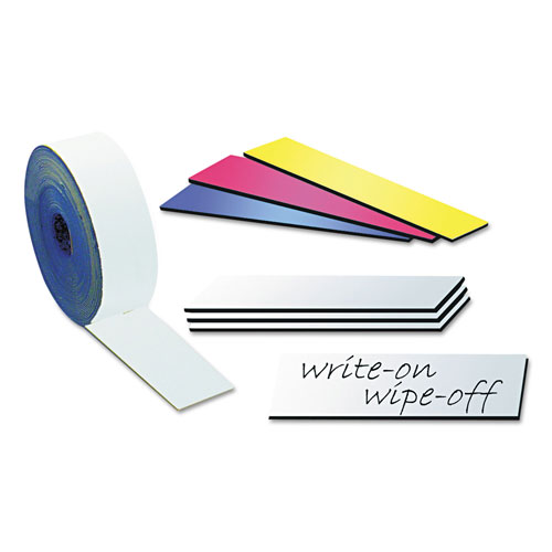 MasterVision™ Dry Erase Magnetic Tape Roll, White, 1