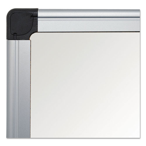 MasterVision™ Value Lacquered Steel Magnetic Dry Erase Board, 24 x 36, White, Aluminum Frame