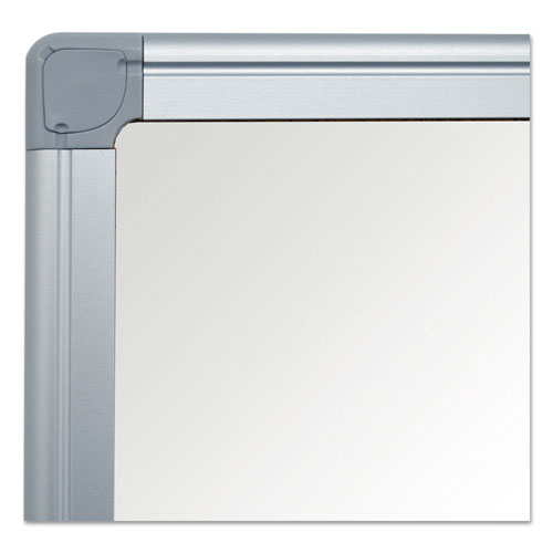MasterVision™ Value Lacquered Steel Magnetic Dry Erase Board, 36 x 48, White, Aluminum Frame