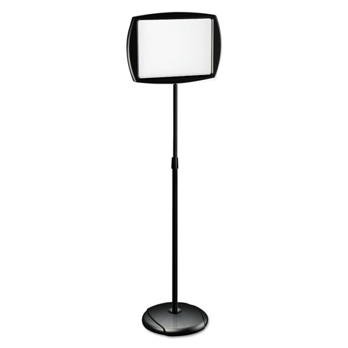 MasterVision™ Floor Stand Sign Holder, Rectangle, 15x11 sign, 66