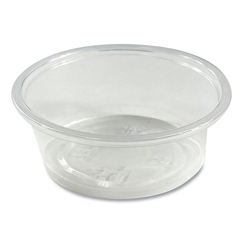 Boardwalk Souffle/Portion Cups, 1.5 oz, Polypropylene, Translucent, 2,500/Carton
