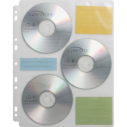 Compucessory 22297 CD Media Binder Refill