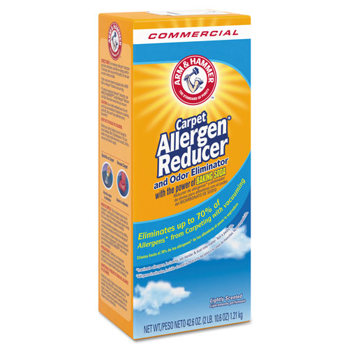 Arm & Hammer® Carpet and Room Allergen Reducer and Odor Eliminator, 42.6 oz Box, 9/Carton