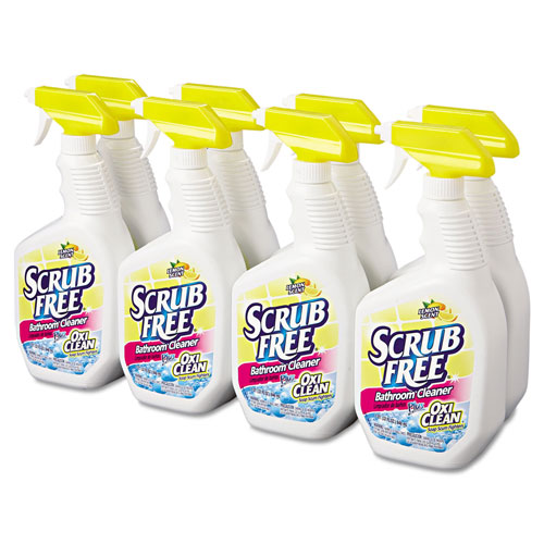 Arm & Hammer® Scrub Free Soap Scum Remover, Lemon, 32oz Spray Bottle, 8/Carton