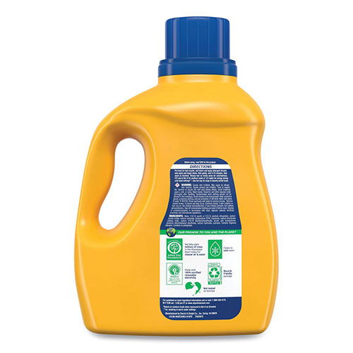 Arm & Hammer® Dual HE Clean-Burst Liquid Laundry Detergent, 105 oz Bottle, 4/Carton