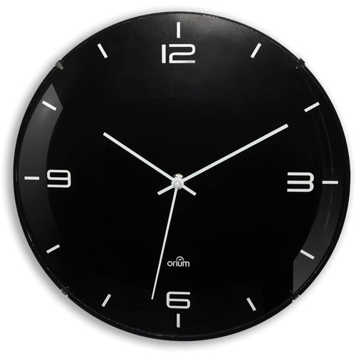 CEP Clock, Silent Quartz, 11-1/2"Wx2-1/5"Lx11-1/2"H, Black