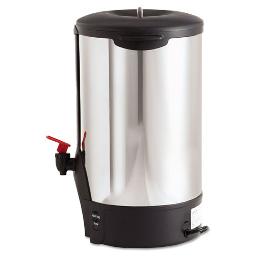 CoffeePro 50-Cup Percolating Urn, Stainless Steel