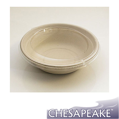 Chesapeake Flat Lid for Round 24/32/48 Ounce Fiber Bowls, 300/cs
