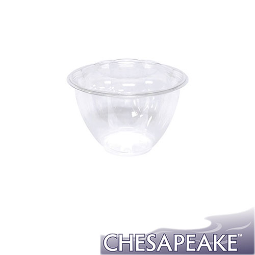 Eatery Essentials 32 oz. PET Rose Bowl With Dome Lid