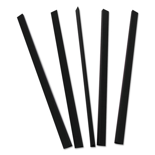 C-Line Slide 'N Grip Binding Bars, Black, 11 x 1/4, 100/Box