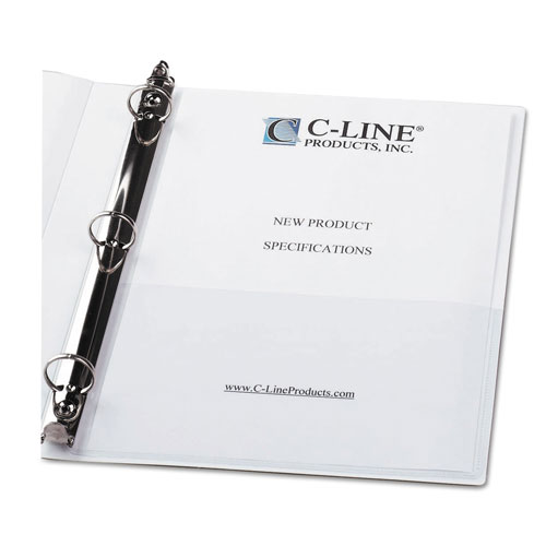 C-Line Peel & Stick Add-On Filing Pockets, 25
