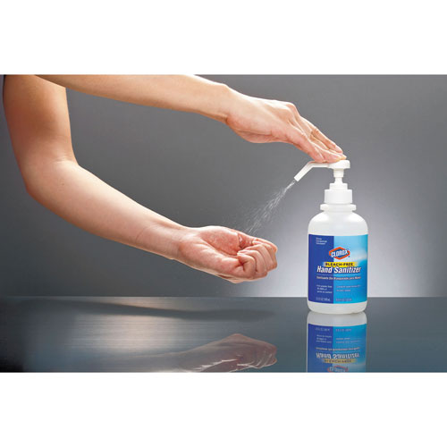 Clorox Hand Sanitizer, 16.9 oz Spray, 12/Carton