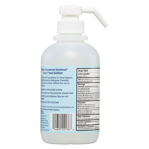 Clorox Hand Sanitizer, 16.9 oz Spray, 12/Carton