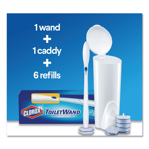 Clorox ToiletWand Disposable Toilet Cleaning System - Toilet Wand, Storage  Caddy
