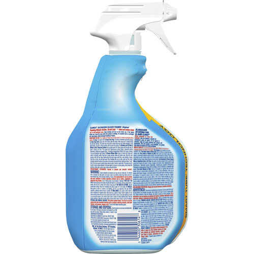 Clorox Disinfecting Bathroom Foamer with Bleach ? Original - Spray - 30 fl oz (0.9 quart) - 1 Each - Clear