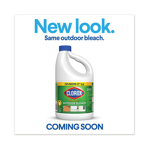 Clorox Outdoor Bleach, 81 oz Bottle, 6/Carton