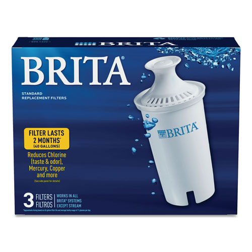 BRITA BRITA MicroDisc filter (pack 3) x 8 packs Fixed Size