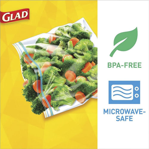 Glad Food Storage Bags - Sandwich Fold Top - 6.50