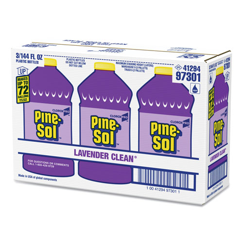 Pine Sol Pine-Sol Lavender Scent All Purpose Cleaner, Concentrate Liquid, 144 fl oz (4.5 quart), Lavender Clean ScentBottle, Purple