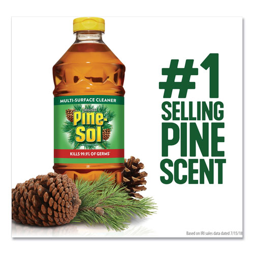 Pine Sol Multi-Surface Cleaner, Pine Disinfectant, 24oz Bottle, 12 Bottles/Carton