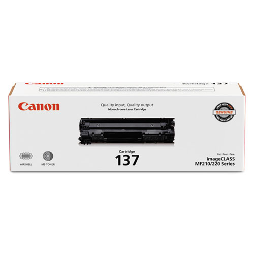 Canon 9435B001 (137) Toner, 2400 Page-Yield, Black