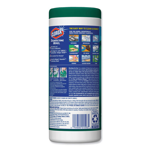 Clorox Disinfecting Wipes, Fresh Scent, Case of 12