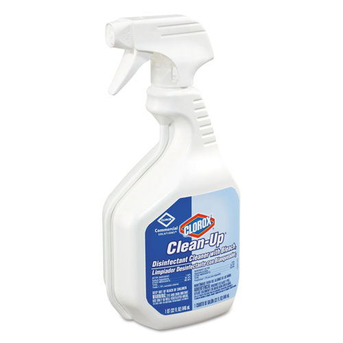 Clorox Clean-Up Disinfectant Cleaner with Bleach, 32oz Smart Tube Spray, 9/Carton