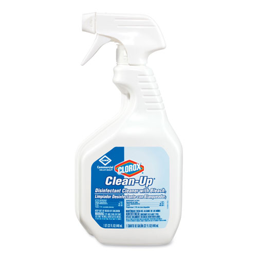 Clorox Clean-Up Disinfectant Cleaner with Bleach, 32oz Smart Tube Spray, 9/Carton