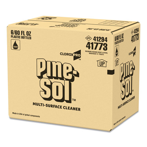 Pine Sol Multi-Surface Cleaner Disinfectant, Pine, 60oz Bottle, 6 Bottles/Carton