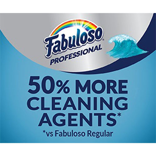 Fabuloso® Ocean Multi-use Cleaner - Concentrate - 128 fl oz (4 quart) - Ocean Cool, Pleasant Scent - 4 / Carton - Blue