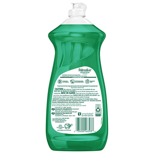 Palmolive Dishwashing Liquid, Fresh Scent, 28 oz Bottle, 9/Carton