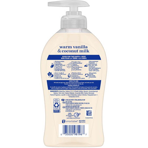 Softsoap Warm Vanilla Hand Soap - Warm Vanilla & Coconut Milk Scent - 11.3 fl oz (332.7 mL) - Pump Bottle Dispenser