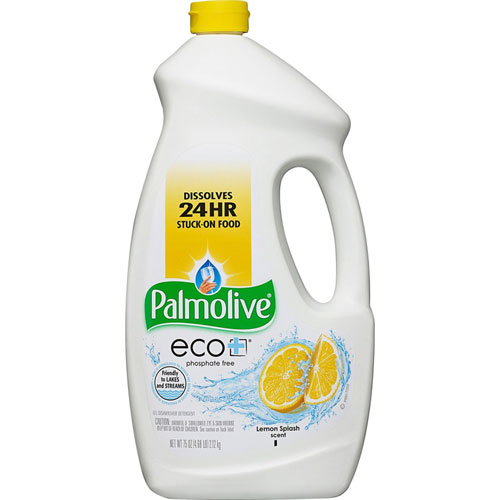 Colgate Palmolive Automatic Dishwashing Gel, Lemon, 75oz Bottle, 6/Carton