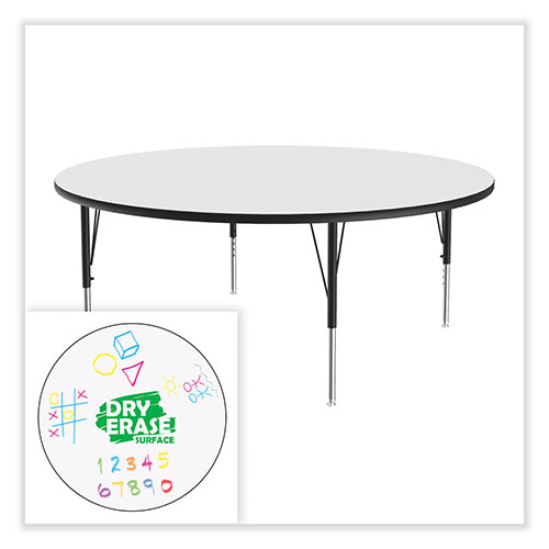 Correll® Markerboard Activity Tables, Round, 60