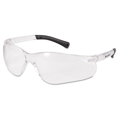 MCR Safety BearKat Safety Glasses, Frost Frame, Clear Lens