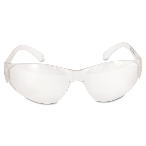 MCR Safety Checklite Safety Glasses, Clear Frame, Clear Lens