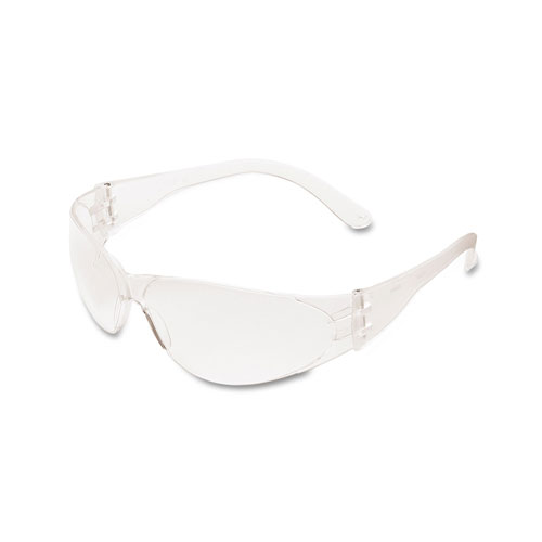 MCR Safety Checklite Scratch-Resistant Safety Glasses, Clear Lens