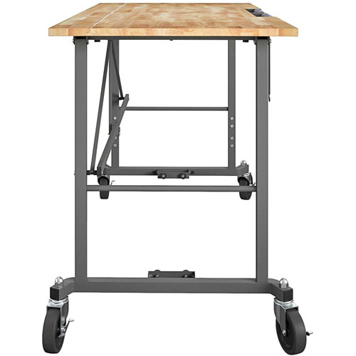 Cosco Smartfold Portable Work Desk Table, Gray