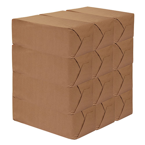 Cascades Select Full Fold II Napkins, 1-Ply, 12 x 8.5, White, 800/Pack, 12 Packs/Carton