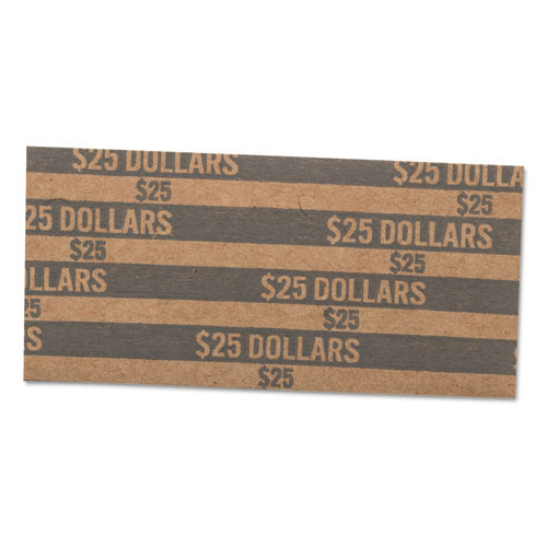 MMF Industries Flat Coin Wrappers, Dollar Coin, $25, Pop-Open Wrappers, 1000/Box