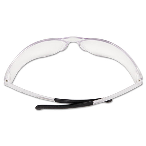 MCR Safety BearKat Safety Glasses, Frost Frame, Clear Lens